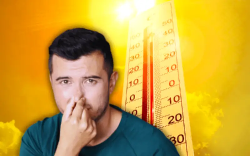 Calor extremo provoca congestión nasal; descubre por qué