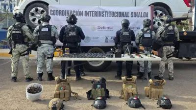 Aseguran armas y drogas en Culiacán; decomisan fentanilo