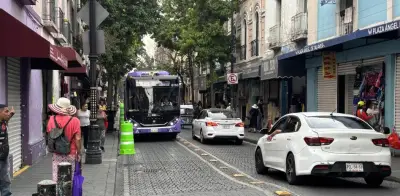 Centrobús supera tiempo estimado por caos vial en CDMX