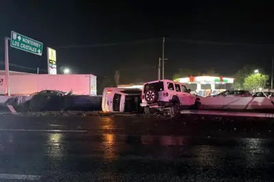 Choque deja sin luz a colonias del sur de Monterrey