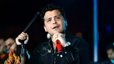 Christian Nodal habría usado cuarto de perro de Ángela Aguilar para su hija Inti