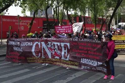 CNTE anuncia ruta de marcha del Día del Maestro en CDMX
