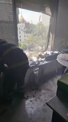 Conato de incendio en Torre del Bienestar en CDMX sin lesionados