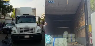 Decomisan mercancía ilegal en La Merced, CdMx