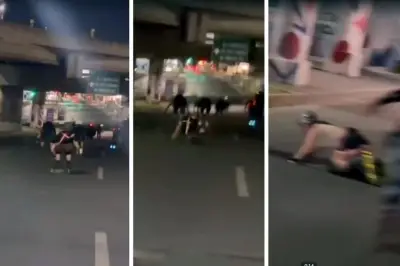 Desafían el peligro al patinar por Venustiano Carranza