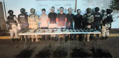 Detienen a 10 sicarios en Culiacán; dos policías heridos