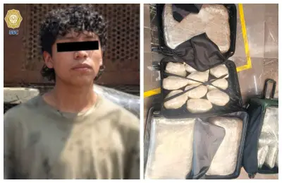 Detienen a joven con 47 kg de mariguana en TAPO, iba a Veracruz