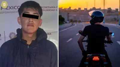 Detienen a motociclista que disparó al aire en Paseo de la Reforma