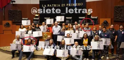 Diputado morenista lleva a presuntos delincuentes al Senado