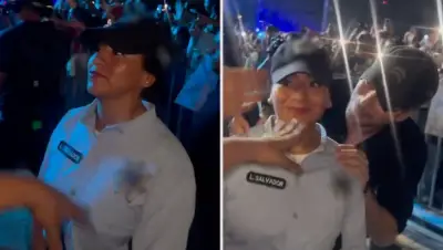 Enrique Iglesias besa a policía en Tabasco; su profesionalismo se viraliza