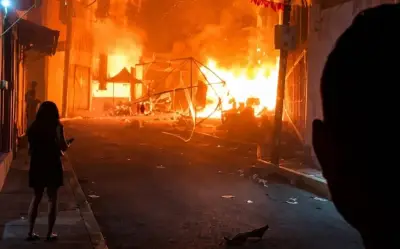 Explosión en Amatitán deja 13 heridos por pirotecnia y gas LP