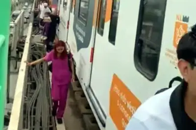 Falla en Línea 1 del Metro provoca desalojo masivo de pasajeros