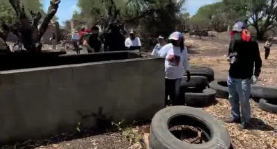 Hallan crematorio clandestino y restos calcinados en Lagos de Moreno