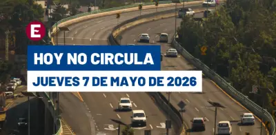 Hoy No Circula jueves 7 mayo 2026: autos con engomado verde no circulan