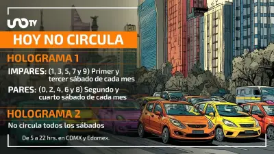 Hoy No Circula sábado 9 mayo 2026: autos con holograma 1 y 2, terminación par