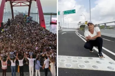 Inauguran puente en QR que sigue cerrado por obras