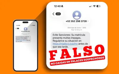 Jalisco alerta por fraudes con multas viales falsas por WhatsApp
