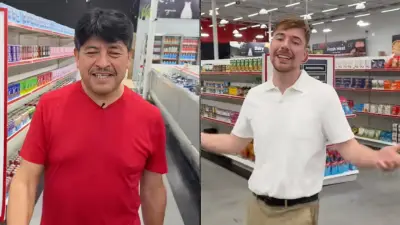 Juan García no abandonó el reto de MrBeast; foto es falsa