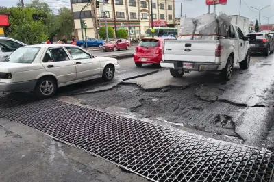 Lluvias reabren baches en la Picacho-Ajusco