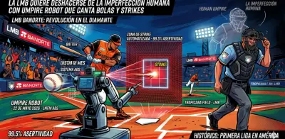 LMB implementa umpire robot desde el 22 de mayo, adiós al error humano