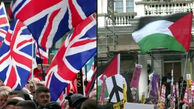 Marcha ultraderecha y protestas en Londres dejan 15 detenidos