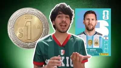 Mexicano llena álbum del Mundial 2026 comenzando con un peso