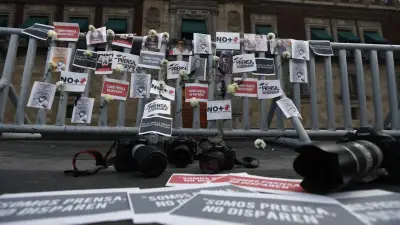México: 12 periodistas asesinados en lo que va del sexenio, según RSF