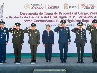 Nuevos comandantes militares en Santa Lucía: Delfina Gómez encabeza ceremonia