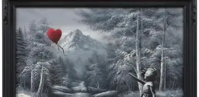 Obra de Banksy se vende por casi 18 mdd en Nueva York