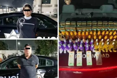Pareja intenta robar 15 mil pesos en cosméticos de tienda