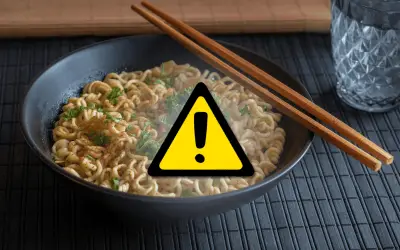 Retiran sopa instantánea por riesgo de alérgeno no declarado