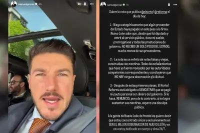 Samuel alega que Gobierno no paga sus anuncios