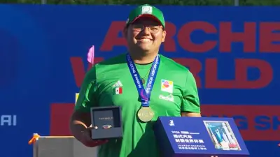 Sebastián García y Maya Becerra brillan en Copa del Mundo de Tiro con Arco