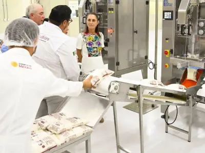 Sheinbaum inaugura planta pasteurizadora en Campeche para beneficiar a 7.5 millones