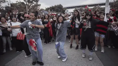 Sin boleto, miles de ARMYs colapsan Circuito Interior en concierto de BTS