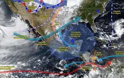 SMN pronostica lluvias intensas y calor extremo de hasta 45°C esta semana