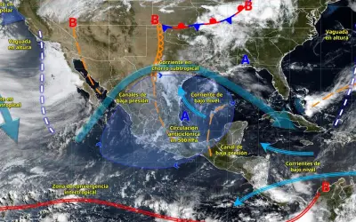 SMN pronostica lluvias intensas y calor superior a 40°C en varios estados