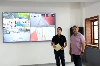 Supervisan nuevo C2 en Barrio Antiguo para reforzar seguridad