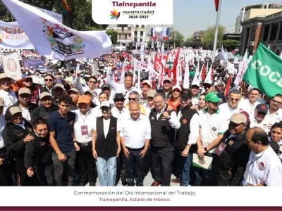 Tlalnepantla conmemora el Día del Trabajo con unidad laboral