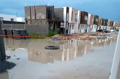 Tormenta inunda casas en Ciudad Juárez; reportan daños