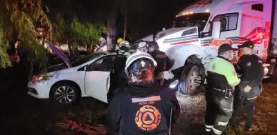 Trágico accidente en Escobedo: tráiler impacta auto y mata a niño de 12 años