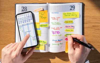 Usar calendarios de papel revela personalidad organizada y reduce estrés