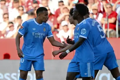 Vinicius Jr. da triunfo al Real Madrid en Sevilla