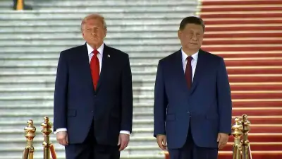 Xi Jinping recibe a Trump en Beijing; destacan relación bilateral