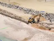 Acusan obra ilegal en Playa Cocinas, Bahía de Banderas