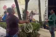 Agricultores instalan plantón en espera de reunión con Sader