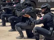 Aseguran 17 vehículos y armas en operativo en Hidalgo
