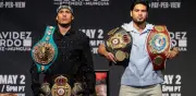 Benavidez y Zurdo Ramírez cumplen con la báscula en Las Vegas