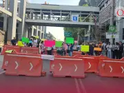 Bloqueo en San Antonio Abad: manifestantes penitenciarios paralizan Calzada de Tlalpan