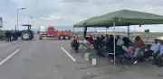 Bloqueo en Tonanitla afecta acceso al AIFA por conflicto territorial